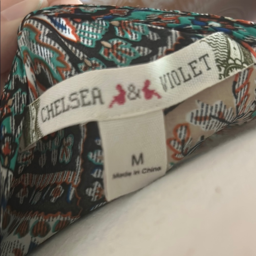 Chelsea & Violet Multicolor Patterned Kimono - Picture 2 of 7